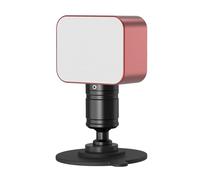 Lightweight Aluminum Alloy LED Fill Light with Cold Shoe Mount 1 / 4inch Hole Ideal for Content Creation Streaming Video Aluminum Camera Light