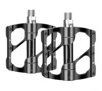 Lightweight Aluminum Bicycle Pedals Cr-Mo Axle | Aluminum alloy body, sealed bearing system, non-slip nails, 12.2x9.5cm size, smooth ride
