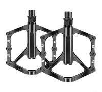 Lightweight Aluminum Bicycle Pedals Cr-Mo Axle | Aluminum alloy body, sealed bearing system, non-slip nails, 12.2x9.5cm size, smooth ride