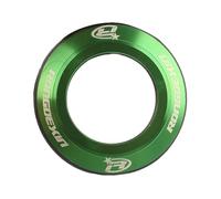 Lightweight Aluminum Bike Flat Crown Race Not Rusts Strong Headsets Component Suitable for Multiple Models Upgrades Surfaces Headsets Cap