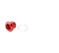 Lightweight Aluminum Crank Bolt M30 for sram for dub Red Lightweight | M30 self-extracting design, aluminum alloy build, fits for sram for dub cranks, black finish, easy install(Red)