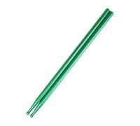 Lightweight Aluminum Drumsticks in 5A Size for Jazz and Practice on Drum Pads (Green)