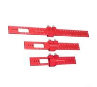 Lightweight Aluminum Measuring Ruler for Woodworking Use Dual-Scale Readings for Project Requirements (H160)