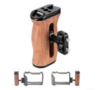 Lightweight Aluminum Metal Rabbit Cage Protective Frame With Cold Shoe Mount For Sony A6000 A6300 A6400 A6500 Cameras Featuring Multiple 1/4 And 3/8 Screw Holes(Side Handle)