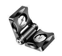 Lightweight aluminum positioning L bracket for quick setup changes between gimbal portrait landscape modes