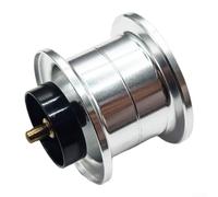 Lightweight Aluminum Spool for Daiwa Alphas SV TW 21 22 7.7g Spool Replacement Part 7075 Alloy Frame for Bass Fishing (Silver Natural Material)