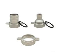 Lightweight Aluminum Water Pump Connector with Rubber Gasket, Seamless Fit for 1 5 inch and 2 inch Pipes, Designed for Ease of Use (1.5 inch)