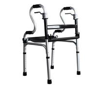 Lightweight and Adjustable Four-Legged Stair Assist Device Adult Or Elderly Foldable and Adjustable Walker Without Wheel Armrest Frame Double the Comfort