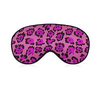 Lightweight and Comfortable Eye Mask 3D Eye Cover for Men & Women, Cheetah Purple Leopard Pattern Sleeping Mask for Sleeping Trip Yoga, Machine Washable BlockLight