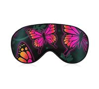 Lightweight and Comfortable Eye Mask Eyeshade for Men Women Kids, Colorful Butterfly Magic Art Sleeping Mask for Sleep Shift Work Yoga, Machine Washable Relieve Eye Stress