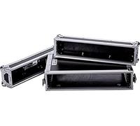Lightweight And Durable Fly Drive Case Engineered to Hold 2u Effect Units In 14-Inch Standard Depth with Removable Front and Rear Covers Side Rubber Feet Bolts and Recessed T-Nuts DEEJAY LED TBH2UED