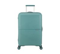 American Tourister Medium trolley made of polypropylene, lightweight and durable with fixed lock with 3 digit combination with TSA function. Features 4 swivel wheels, top handle, div, a644 dusty