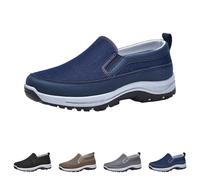Lightweight and Ergonomic Trekking Shoes Men's Ortho Pain Relief Shoes Orthopaedic Non-Slip Trainers Unisex for Outdoor Fitness and Everyday Trekking Shoes Lightweight Running Shoes, darkblue, 7 UK