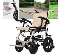 Lightweight and foldable wheelchair (14 kg), double control, 19 km range, suitable for the elderly and disabled.