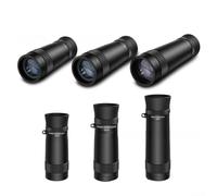 Lightweight and Portable Monocular Telescope Featuring Metal Body and HD Lens with 4x18, 6x18, 8x25 Magnification for Camping, Hiking, and Bird Watching (6x18)