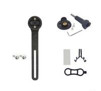 Lightweight and Sturdy Carbon Fiber Bike Computer Mount, Ideal for Garmin on Any Terrain (W)