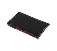 Lightweight and waterproof leather for golf scorecards with pencil storage, suitable for all golfer's needs(black)