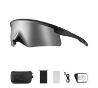 Lightweight Anti Glares Motorcycle Glasses with View & Secure Fit Unbreakable Bike Glasses for Long Distance Rides Cycling Sunglasses