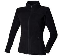 Lightweight Anti Pill Microfleece Jacket Skinni Fit Black L