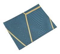 Lightweight Anti-Scald Dining Place Mat - Heat Insulation Pad for Western Style Table Gray 30x40cm(Blue)