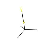 Lightweight Archery Bow Holder,Detachable Bows Stand Space-Saving,for Indoor Outdoor Training Practice Schools Clubs(Yellow)