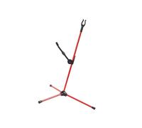 Lightweight Archery Bow Stand,Save Space Stable Bow Tripod Holder，for Indoor Outdoor Training Schools Clubs(Red)