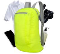 Lightweight Backpack -17.32in Waterproof Folding Travel Bag for Padded Shoulder. with Straps Breathable Backpack Panel Gym Sessions, Mountain Climbing, Beach Days, Trips and Daily.