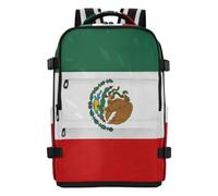 Lightweight Backpack For Men Mexico Flag Blue Red Mexican Mx National | Bag For School,Laptop Bag 16.5 Inch,for Travel Business Casual or College,mochilas para viajes en avion 20L