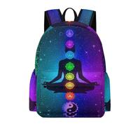 Lightweight Backpack Nine Chakra Yoga Meditation Lotus Blue Mandala for Men