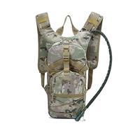 Lightweight Backpacking Daypack, Outdoor Hiking Camping Hydration Backpack with 3l Water Bladder, Waterproof Army Assult Rucksack Survival, for Trekking, Hiking, Travel, Hunting(E)