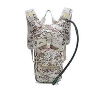 Lightweight Backpacking Daypack, Outdoor Hiking Camping Hydration Backpack with 3l Water Bladder, Waterproof Army Assult Rucksack Survival, for Trekking, Hiking, Travel, Hunting(C)