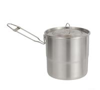 Lightweight Backpacking Pot 3L for Mountain Use | Spacious 3L volume, feeds 2-3 people, ideal for group camping, compact storage, for durable handle(Handle Style)