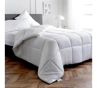 Lightweight Bamboo Cotton Duvet 4.5 TOG Hypoallergenic Duvet Machine Washable Anti-Allergy Bedding Coverless Duvet Quilt Microfibre Fill Oeko Tex Optional Pillow [Single Duvet]