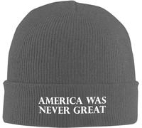 Lightweight Beanie Hat,America was Never Great,Beanie for Men,Unisex Running Caps for Yoga,Adults,Daily Wear