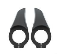 Lightweight Bicycle Bar End Thumb Rest for Long Rides | Fits 22.2mm bars, for mountain bike compatible, soft touch for surface, prevents slipping, for durable white finish