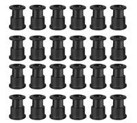 Lightweight Bicycle Chainring Screws 8.5mm Single Disc Nail Set Compatible With Most Tooth Discs For Road And Mountain Bikes Black(24PCS)