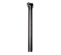Lightweight Bicycle Seatpost Carbon Fiber Straight Head, 27 2/30 8/31 6mm, 3K Carbon Design, Steel Alloy Screws For Robust Performance(27.2-350MM 3K Matte)