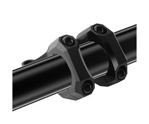 Lightweight Bicycle Stem - Direct Mount Alloy, Split Design Precision Control, Machined Handlebar Clamp with Secure Fit, Upgrade Component with Construction, Downhill Trail Riding for Women Men