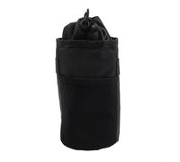 Lightweight bike cup holder with 3.5" wide mouth opening allows blind a bottle with one hand during movement, reflective logo enhances safety