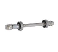 Lightweight Bike Wheel Bearings, High-Grade Metal Bike Rear Axle for Road, Mountain, BMX with Accurate Engineering, Quick Setup for a Smoother Ride, 6000 Bearing, Front Solid ((Rear) Axle + 6000