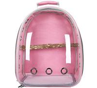 Lightweight Bird Carrier,Transparent Outdoor Pet Parrot Travel Backpack,Breathable Bird Carrier Bag Space Capsule,Suitable for Pets and Bird Habitat