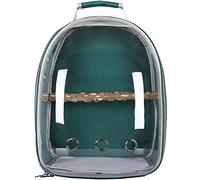 Lightweight Bird Carrier,Transparent Outdoor Pet Travel Backpack,Breathable Bird Carrier Bag Space Capsule,Suitable for Parrot Pets and Bird Habitat
