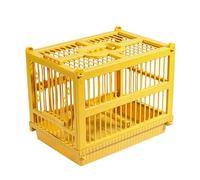 Lightweight Bird Carrier, Travel Cage Parrot Box, 18 Inch Cage with Standing Perch, Sturdy Portable Aviary Container, Pet Accessory with Secure Design, Travel Gear for Conure Cockatiel