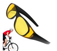 Lightweight blocking glasses, night vision lenses, polarised night vision, yellow tint, PC alloy material, with high protection, yellow tinted glas with anti-blend, visions, accessories for driving
