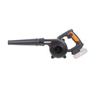 Lightweight Blower 20V Max Worx | PowerShare | WX094.9 | No Battery or Charger Included | 3 Speeds, Ergonomic and Powerful | Ideal for Workshop Blows