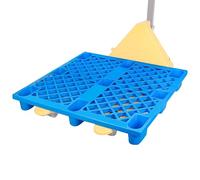 Lightweight Blue Plastic Pallets Breathable Mesh Logistics Pallets Moisture Resistant Floor Pallets for Restaurants Kitchens Businesses markets Basements Warehouses
