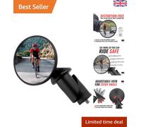 Wide-Angle Bike Mirror for Clear RearView - Easy Installation on Handlebars