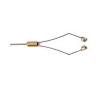 Lightweight Bobbin Holder for Fly Tying Tools Set with Brass Accents - Smooth Wire Guide for Trout and Salmon Lures 11x3.2cm