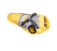 Lightweight Breathable Snow Fleece Warm Dog Jacket Windproof Waterproof With Reflective Harness Bulldog Labrador Jacket,Yellow,S