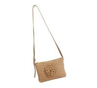 Lightweight Breathable Straw Bag For Women Vacation Travel Essential Secure Zippers Closure Casual Beach Styles Satchel Fashionable Straw Bag Beach Vacation